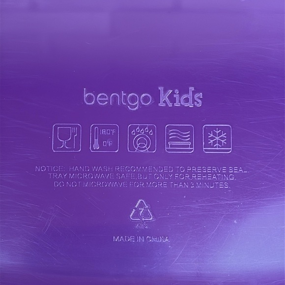 Kids Divided 5 Compartment Leak Proof Bentgo Style Lunch Box Purple Unicorn - Picture 16 of 17